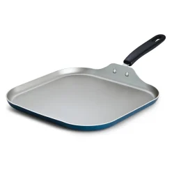 Primaware 3 Piece Nonstick Sauté Pan and Griddle Set, 9.5 and 11 Inch Sauté Pans, and 11 Inch Griddle