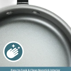 Primaware 3 Quart Nonstick Covered Sauce Pan