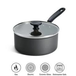 Primaware 3 Quart Nonstick Covered Sauce Pan