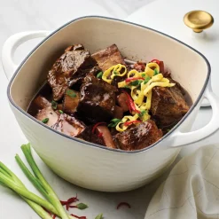 Prisma 7 Quart Enameled Cast Iron Covered Square Dutch Oven