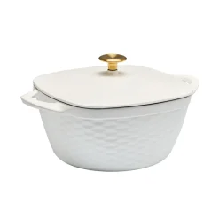 Prisma 7 Quart Enameled Cast Iron Covered Square Dutch Oven