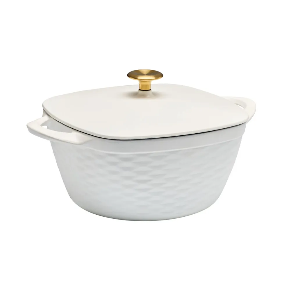 Prisma 7 Quart Enameled Cast Iron Covered Square Dutch Oven