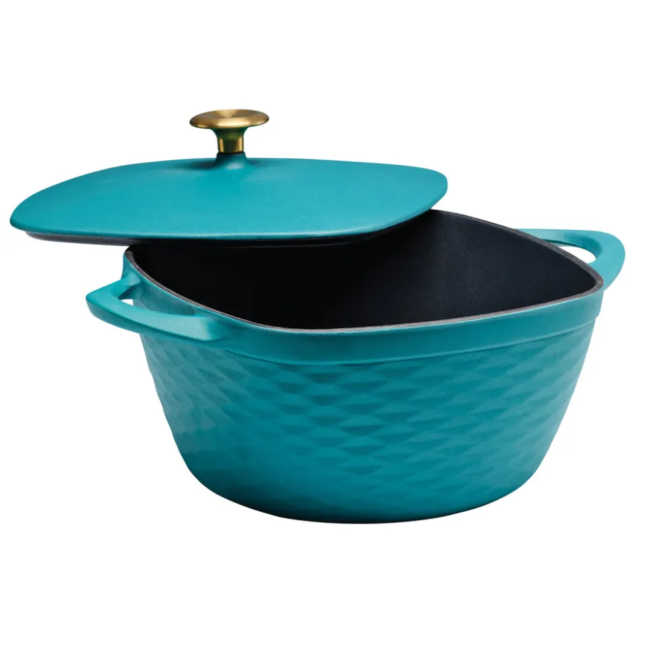 Prisma 7 Quart Enameled Cast Iron Covered Square Dutch Oven