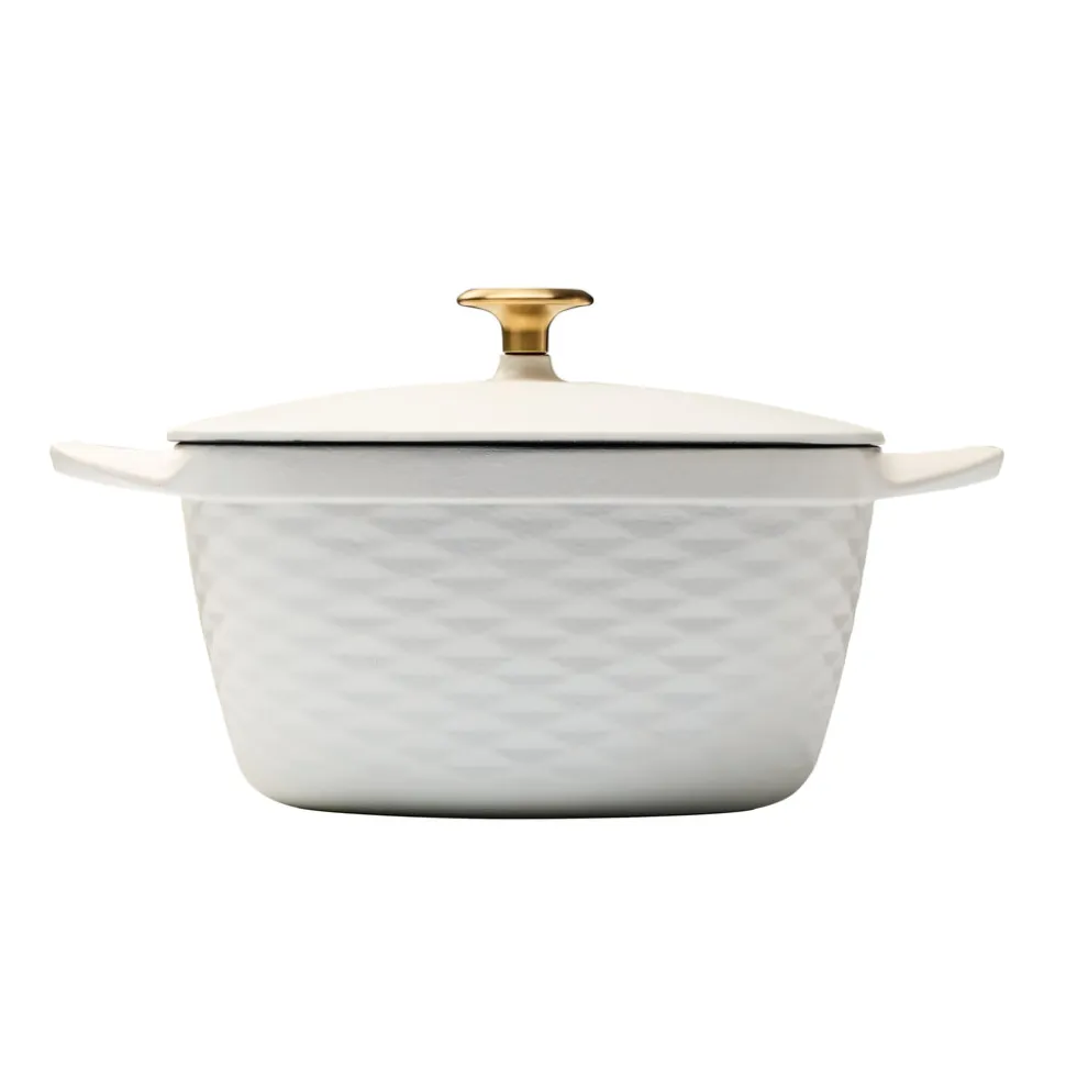 Prisma 7 Quart Enameled Cast Iron Covered Square Dutch Oven