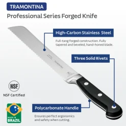 Professional Forged 8 Inch Bread Knife