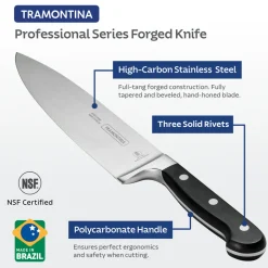 Professional Forged 8 Inch Chef's Knife