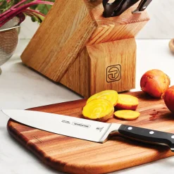 Professional Forged 9 Piece Cutlery Set with Hardwood Counter Block