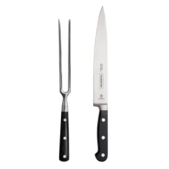 Professional 2 Piece Carving Set (Carving Fork and 8 in. Slicer)