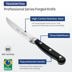 Professional 4 Piece Forged 5 Inch Steak Knife Set