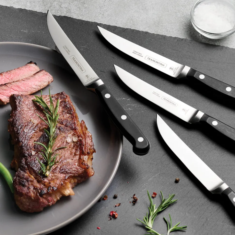 Professional 4 Piece Forged 5 Inch Steak Knife Set