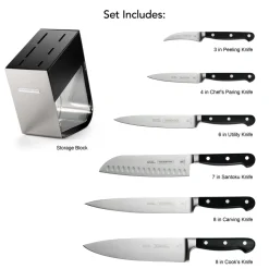Professional 7 Piece Forged Knife Block Set