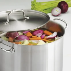 Pro Line Stainless Steel Covered Stock Pot