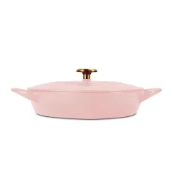 3 Quart Heart Shape Enameled Cast Iron Dutch Oven