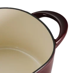7 Quart Oval Enameled Cast Iron Dutch Oven