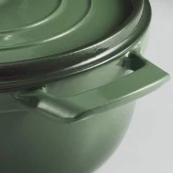 4-quart & 6-quart Enameled Cast Iron Round Dutch Oven Set