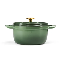 4-quart & 6-quart Enameled Cast Iron Round Dutch Oven Set