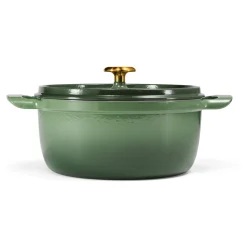 4-quart & 6-quart Enameled Cast Iron Round Dutch Oven Set