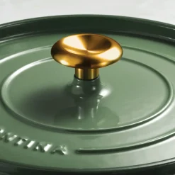 4-quart & 6-quart Enameled Cast Iron Round Dutch Oven Set