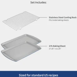 Rise Ceramic Nonstick Bakeware Set