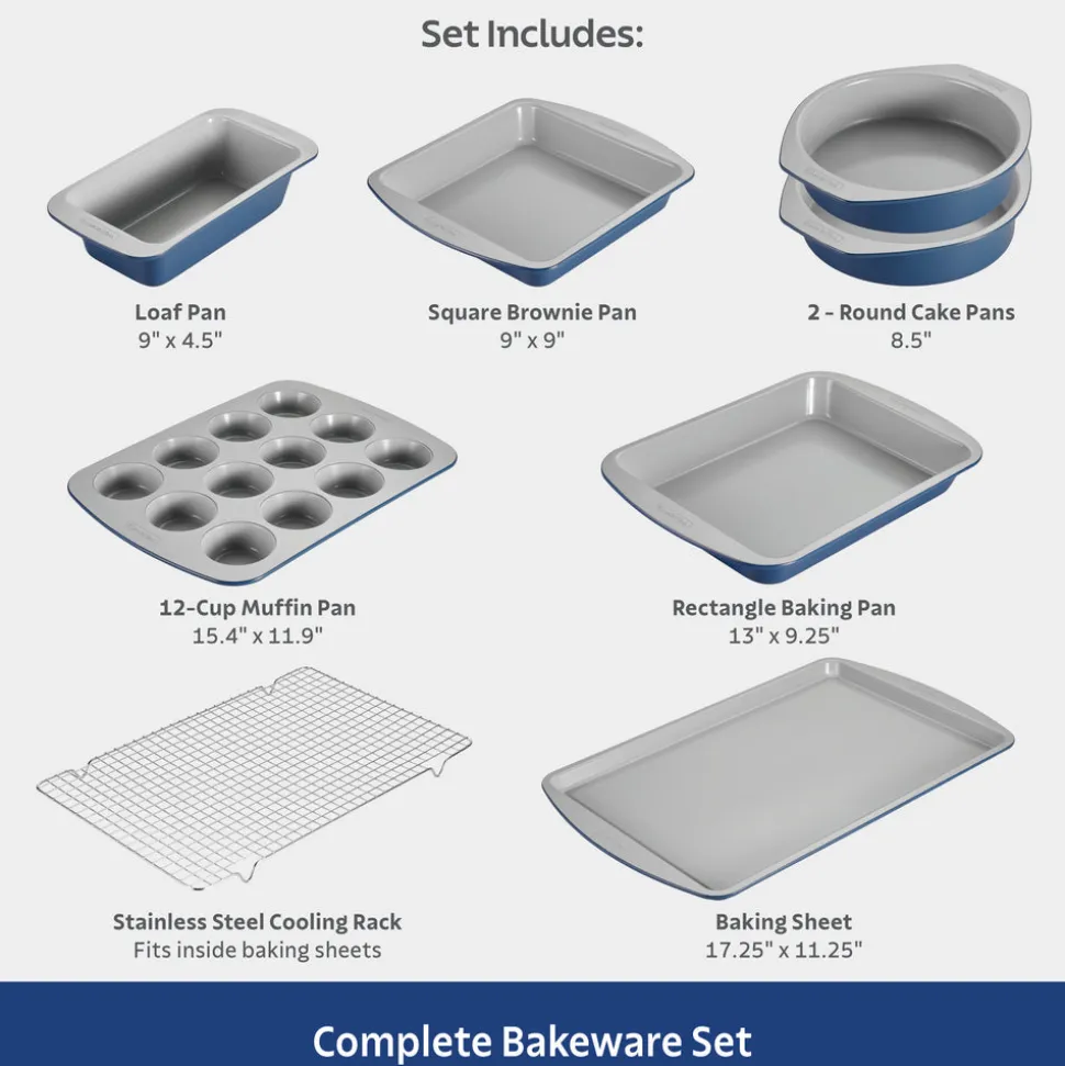 Rise Ceramic Nonstick Bakeware Set