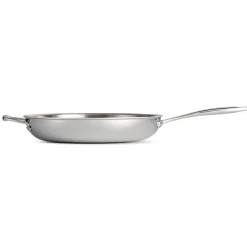 Signature 12 Inch Tri-Ply Clad Stainless Steel Fry Pan with Helper Handle