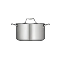 Signature 6 Quart Tri-Ply Clad Stainless Steel Covered Sauce Pot