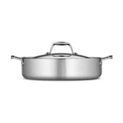Signature 6 Quart Tri-Ply Clad Stainless Steel Covered Braiser