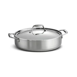Signature 6 Quart Tri-Ply Clad Stainless Steel Covered Braiser