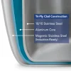 Signature 3 Quart Tri-Ply Clad Stainless Steel Covered Braiser