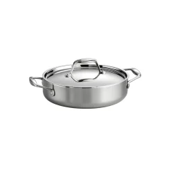 Signature 3 Quart Tri-Ply Clad Stainless Steel Covered Braiser