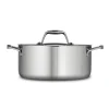 Signature 5 Quart Tri-Ply Clad Stainless Steel Covered Dutch Oven