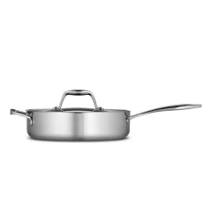 Signature Tri-Ply Clad Stainless Steel Covered Deep Saute Pan