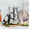 Signature Tri-Ply Clad Stainless Steel Cookware Set