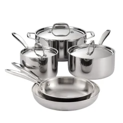 Signature Tri-Ply Clad Stainless Steel Cookware Set