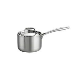 Signature Tri-Ply Clad Stainless Steel Covered Sauce Pan