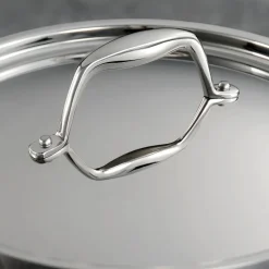 Signature Tri-Ply Clad Stainless Steel Covered Sauce Pan