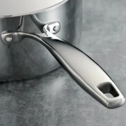Signature Tri-Ply Clad Stainless Steel Covered Sauce Pan