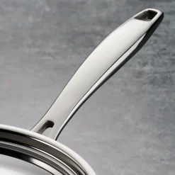 Signature Tri-Ply Clad Stainless Steel Covered Sauce Pan