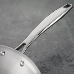 Signature Tri-Ply Clad Stainless Steel Fry Pan