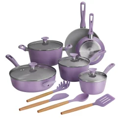 Solara 14 Piece Ceramic Induction-Ready Cookware Set