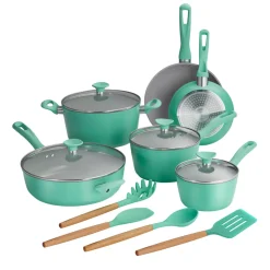 Solara 14 Piece Ceramic Induction-Ready Cookware Set