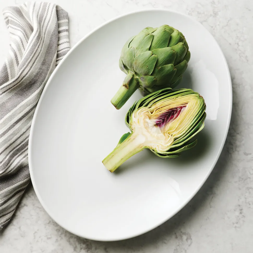 Sophia 15.75 Inch Oval Serving Platter