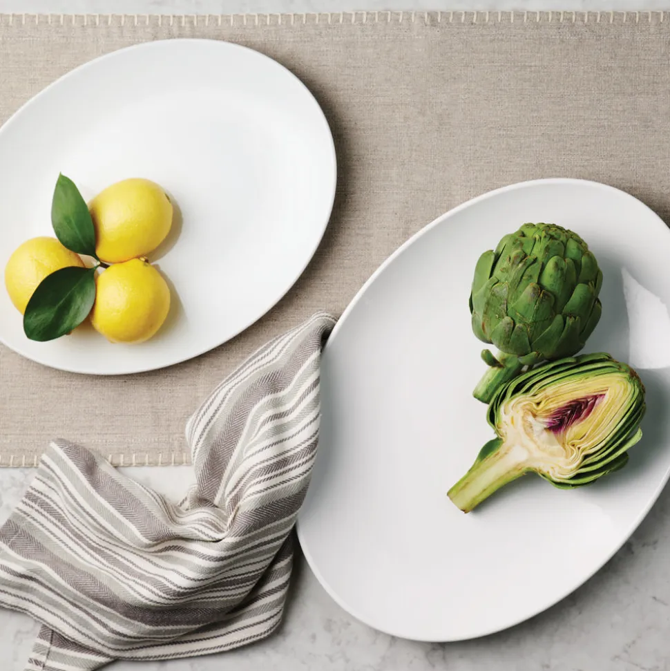 Sophia 15.75 Inch Oval Serving Platter