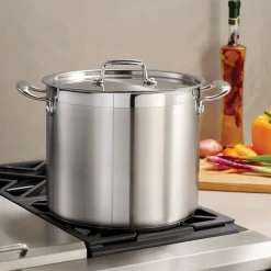 Stainless Steel Covered Stock Pot