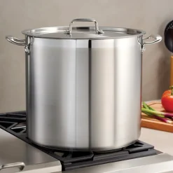 Stainless Steel Covered Stock Pot