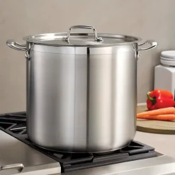 Stainless Steel Covered Stock Pot