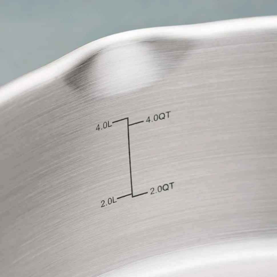 Tempo 6 Quart Tri-Ply Base Stainless Steel Covered Braiser