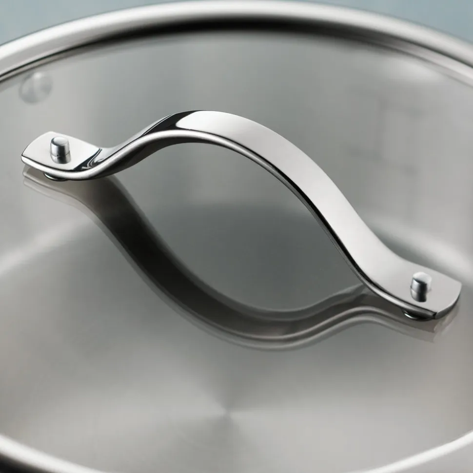 Tempo 6 Quart Tri-Ply Base Stainless Steel Covered Braiser