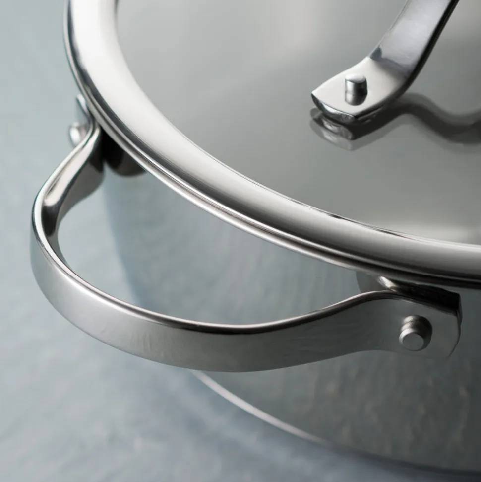 Tempo 6 Quart Tri-Ply Base Stainless Steel Covered Braiser