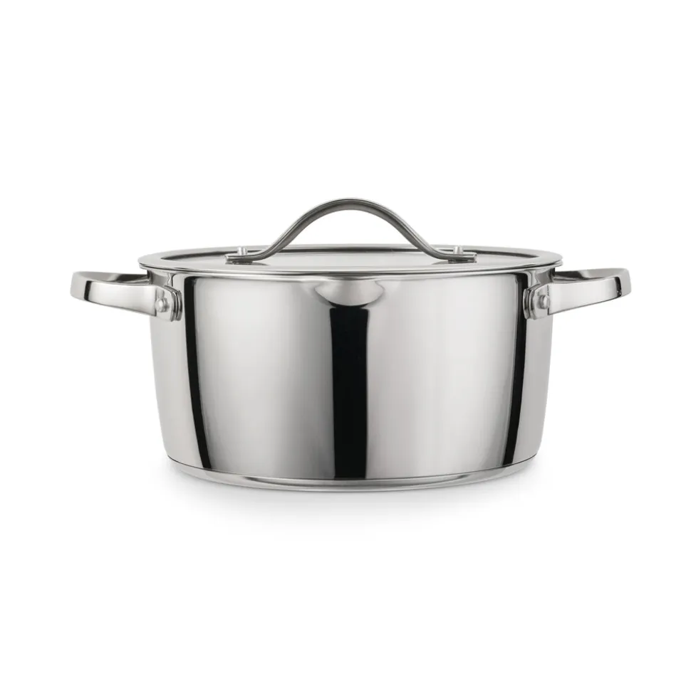 Tempo 5 Quart Tri-Ply Base Stainless Steel Covered Dutch Oven